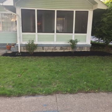 Cleanup of prior landscape- basic
