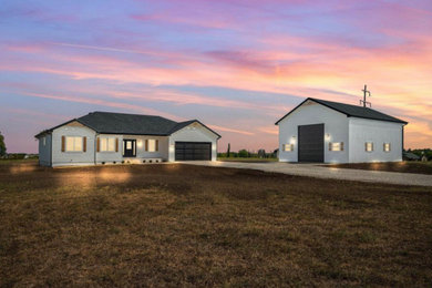 Inspiration for a country home design remodel in Other