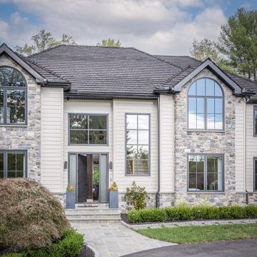 Warm Modern Exterior Renovation in Philly Suburbs