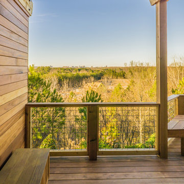 Dupont Commons Deck (Tigerwood, Wild Hog Railing)