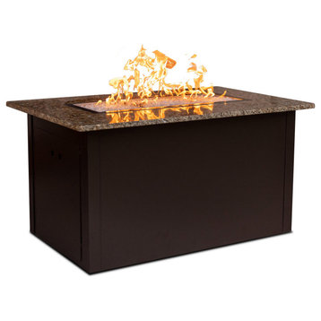 Austin Outdoor Fire Pit Table Granite-Top, Natural Gas