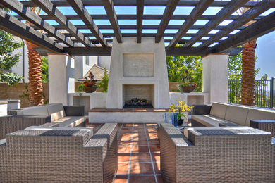 Tuscan patio photo in Orange County