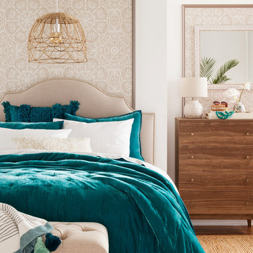 Bold Colors & Texture Bohemian Bedroom Collection