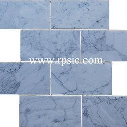 HSW-36L SUBWAY HONED BIANCO CARRARA 3X6 - Mosaic Tile