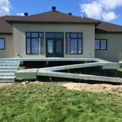 Paverdeck with wheel chair ramp - Landscaping Stones And Pavers