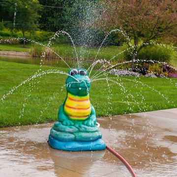 Portable Splash Pad for your backyard