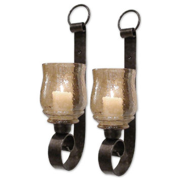 Uttermost Joselyn 6 x 18" Small Candle Holder Set of 2