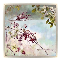 Bird Buffet Framed Wall Art - Paintings