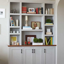 livingrrm bookcases