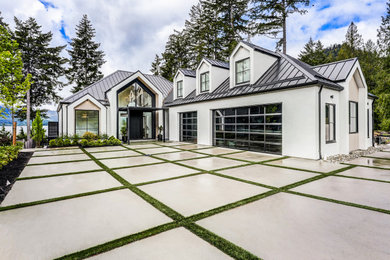 Minimalist exterior home photo in Vancouver