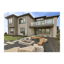 outside, great way to use big rocks