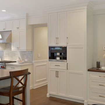 Classic White Kitchen in Southern Westchester