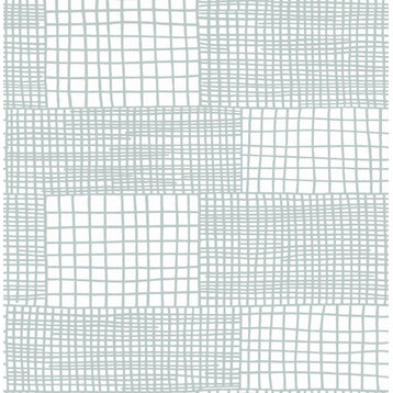 2903-25823 Maxwell Aqua Geometric Wallpaper Non Woven Abstract Modern Style
