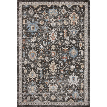 Loloi II Odette Charcoal / Multi 2'-3" x 3'-10" Accent Rug
