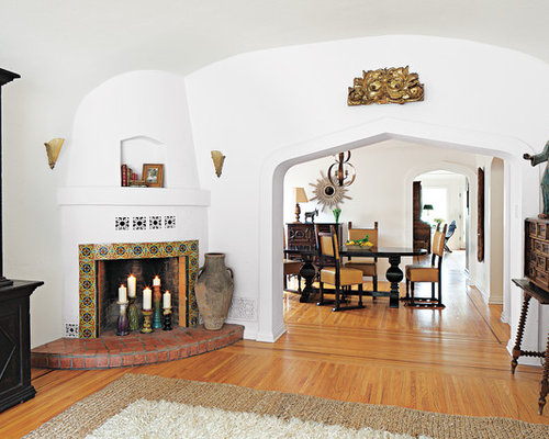 Mediterranean Fireplace | Houzz