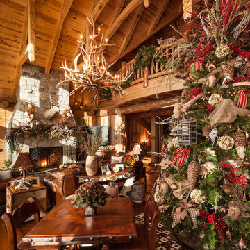 Christmas At Modern Rustic Homes