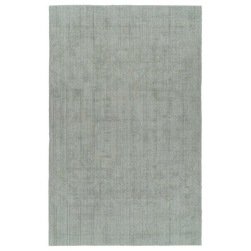 Minkah Collection Silver 9' x 12' Rectangle Indoor-Outdoor Area Rug