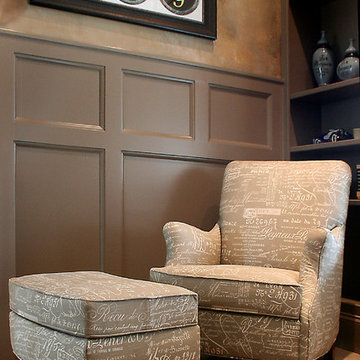 Homearama 2014 - The Inspired Home by Aristo Hallagan chair and ottoman