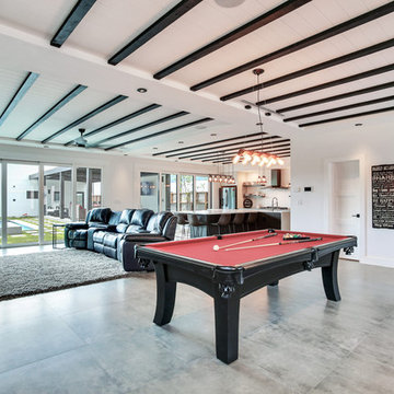 Downtown Tampa, Contemporary Industrial Style Family Home