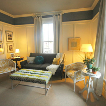 Late 1800's home's gets a living room face lift!