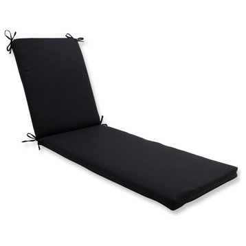 Fresco Black Oversized Chaise Cushion