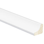 Inteplast Building Products - Polystyrene Cove Moulding, Set of 5, 11/16"x11/16"x96", Crystal White - Inteplast Crystal White Mouldings are the ideal way for you to add style and beauty to your home. Our mouldings are lightweight and come prefinished making them an easy weekend project. Inteplast Crystal White Mouldings come in a wide variety of profiles that give you the appearance of expensive, hand-finished moulding giving you the perfect accent for your room.
