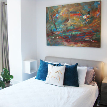 Bedroom design in Old Montreal