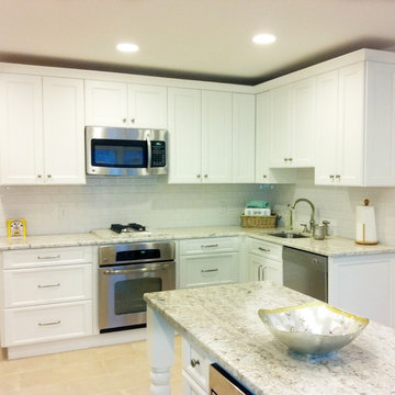 Classic white kitchen renovation