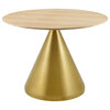 Tupelo 40" Dining Table, Gold Natural