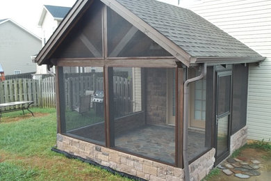 Inspiration for a rustic home design remodel in Other