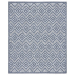8'X11' Denim Blue Machine Woven Uv Treated Ogee Indoor Outdoor Area Rug 8'X11' Denim Blue Machine Woven Uv Treated Ogee Indoor Outdoor Area Rug