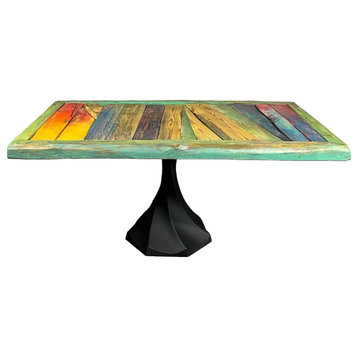 Hand Painted Furniture | Wood Dining Table (#088)