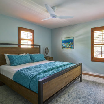 Turquoise and Blue Bedroom