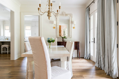 Transitional dining room photo in Miami