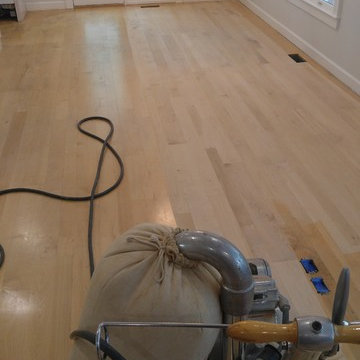 Maple wood w bona traffic finish