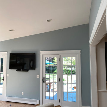 Floors refinished, all trim painted white , stairs & Flush Vents
