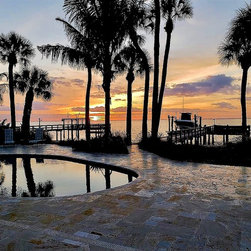 Snell Isle Paradise - Sunset Patio/Pool Bay View AFTER - Landscaping Stones And Pavers