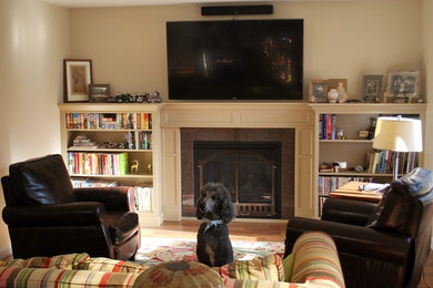 Inspiration for a timeless family room remodel in Salt Lake City