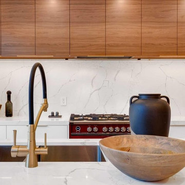 New Look - wood and marble-look quartz