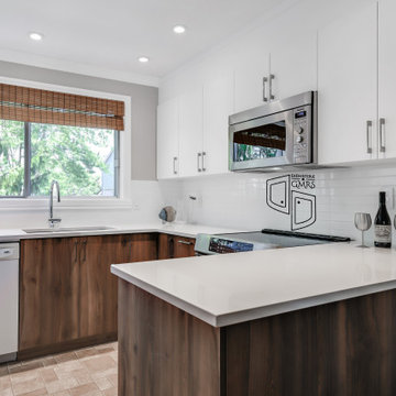 Refacing de cuisine - Projet Hallée