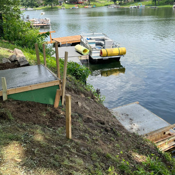 Concrete Footings & Dock Landing Foundation | Waterfront Construction
