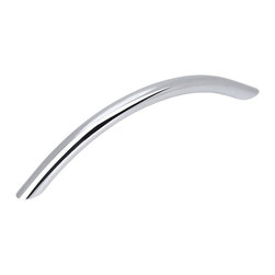 Cosmas - Cosmas 801-128CH Polished Chrome Arch Bow Cabinet Bar Pull, Set of 5 - Cabinet And Drawer Handle Pulls