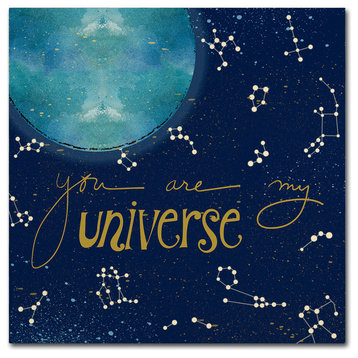 Lisa Powell Braun 'Universe' Canvas Art, 18x18