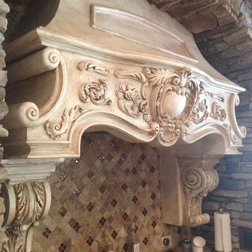 Aged Plaster Vent Hood