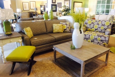 Living room - transitional living room idea in Grand Rapids