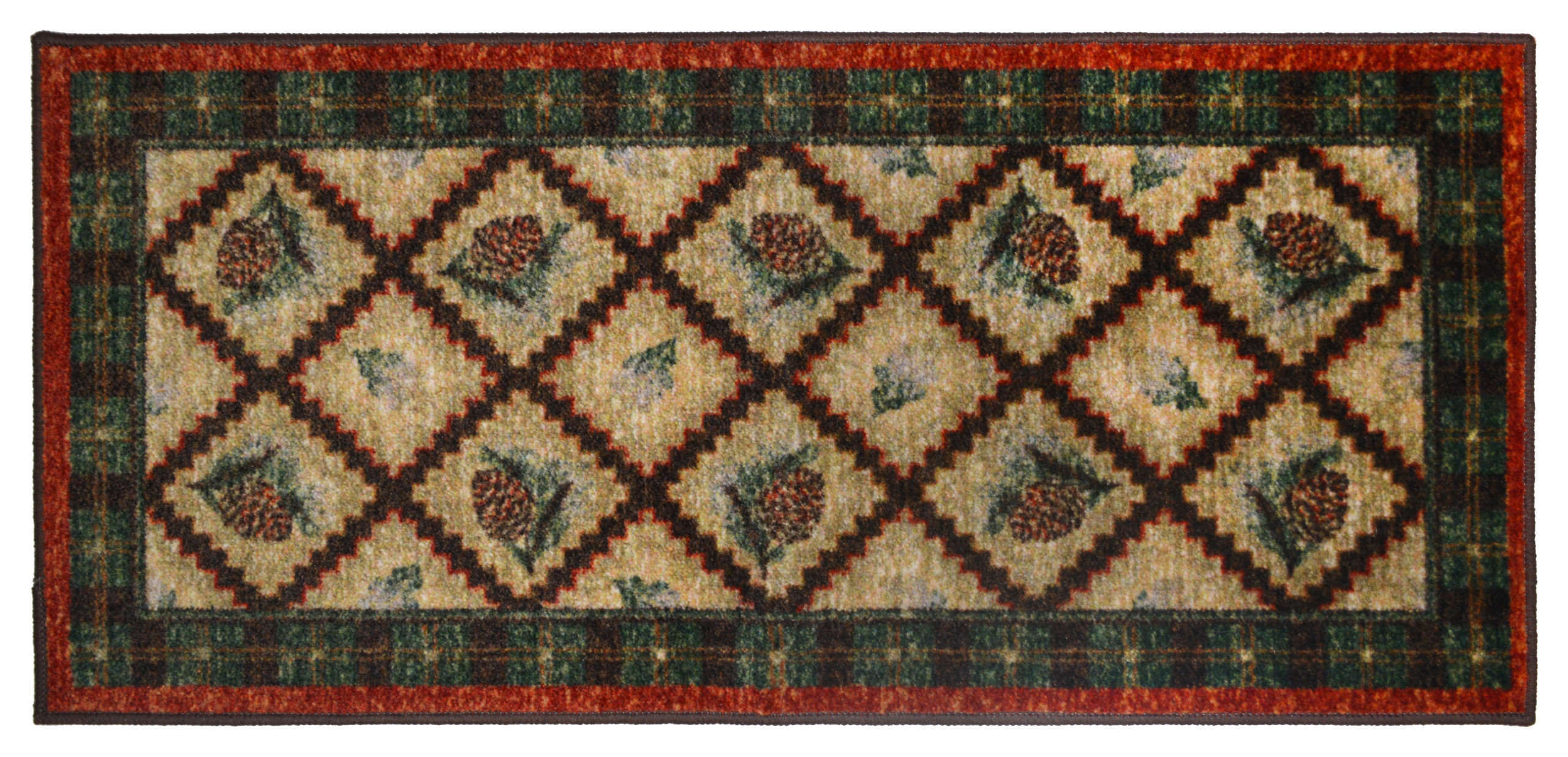 Cozy Cabin Pleasant Pine Lodge Accent Rug, 20