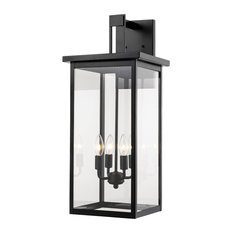 Barkeley 4-Light 11" Outdoor Fixture, Powder Coat Black