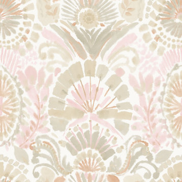 Bohemia Peel and Stick Wallpaper, Pink, 28 Sqft