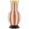 De Luca Coral Stripe Vase