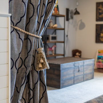 Modern Farmhouse with Shiplap Basement